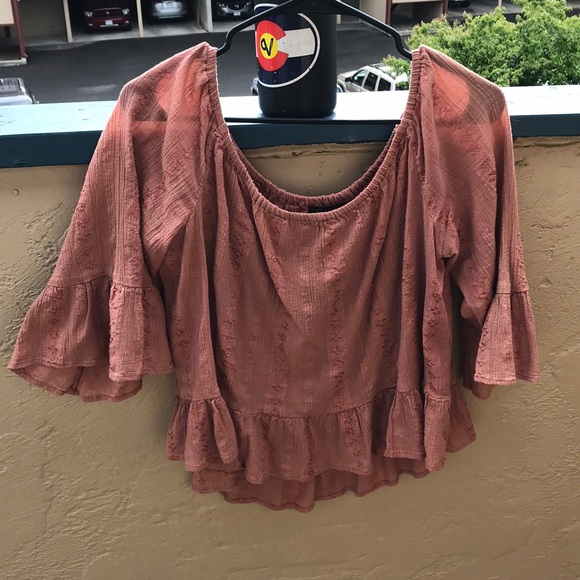 Zara Peasant Embroidered Blouse - Picture 2 of 4